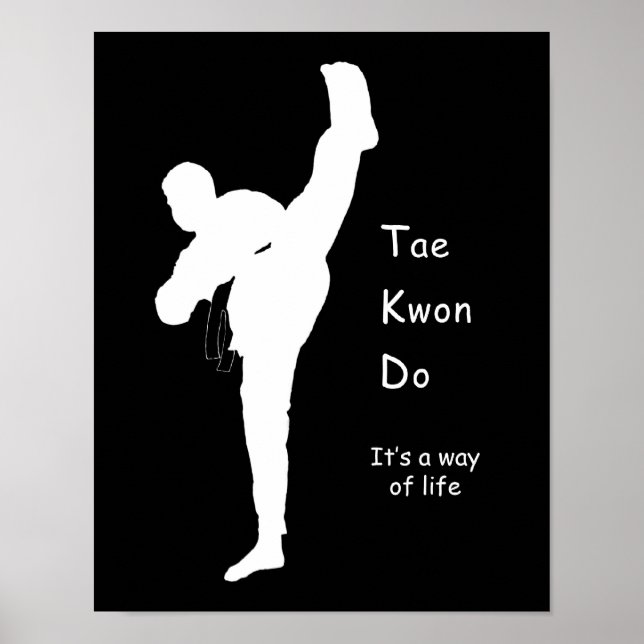 Tae Kwon Do Poster (Frente)