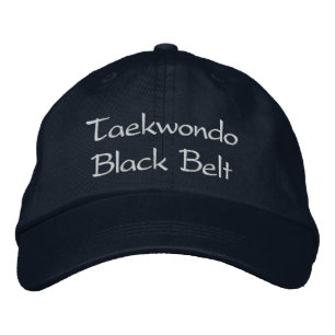 Taekwondo Black Belt - Boné Marinho Baseball