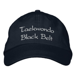 Taekwondo Black Belt - Boné Marinho Baseball