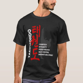 Taekwondo Tenets Camisa Artes Marciais Teto Gráfic