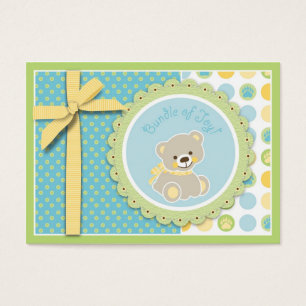 Tag bem-vindo do presente do urso