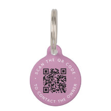 Código QR Colunas da Etiqueta de ID de Pet Cachorr