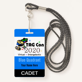 TAG Con 2020 - Blue Quadrant - Cadet Crachá