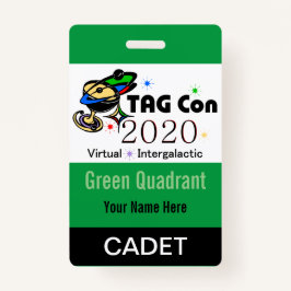 TAG Con 2020 - Green Quadrant - Cadet Crachá
