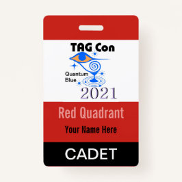 TAG Con 2021 - Red Quadrant - Cadet Crachá