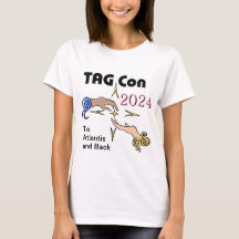 TAG Con 2024 para Atlantis e Back T-Shirt