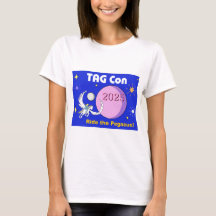 TAG Con 2025 Dirigir o T-Shirt da Convenção de Peg