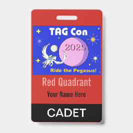 TAG Con 2025 - Red Quadrant - Cadet Crachá