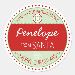 Tag da etiqueta do Natal das produções do Pólo