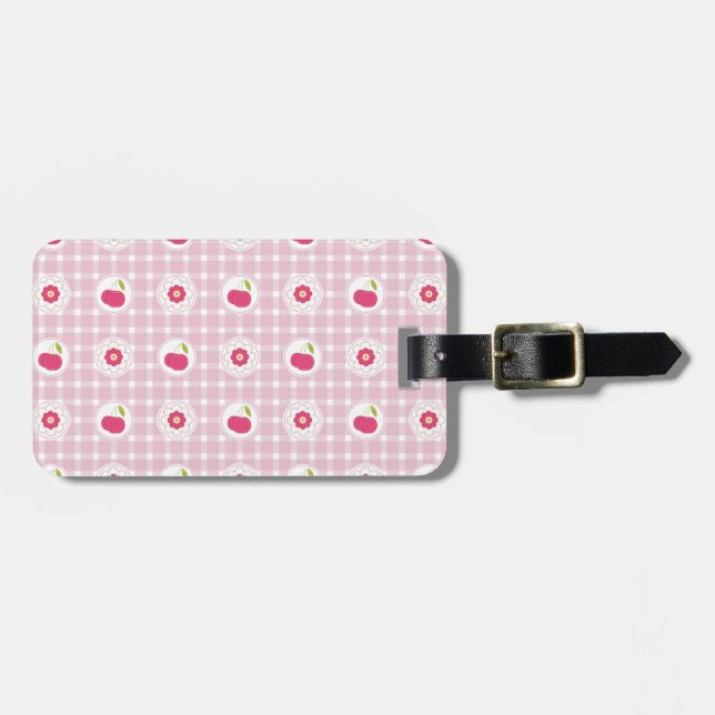 Tag de Bagagem Picnic Cherry (Frente Horizontal)