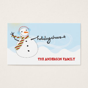 Tag do presente do feriado DIY dos elogios do