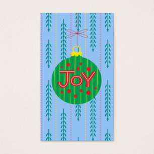 Tag do presente dos enfeites de natal
