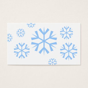 Tag do presente dos flocos de neve