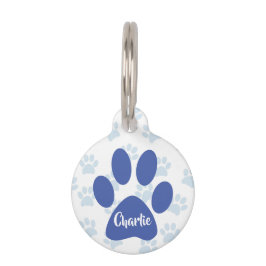 Tag Etiqueta de ID de Pet Personalizada Imprime a Pata
