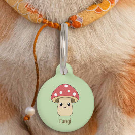 Tag Etiqueta Pet de Cogumelo