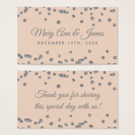 Tag Favor Casamento Prata Lâmpada Confetti