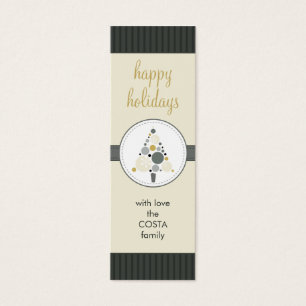 TAG GIFT PERSONALIZADA :: Árvore spotty moderna AP