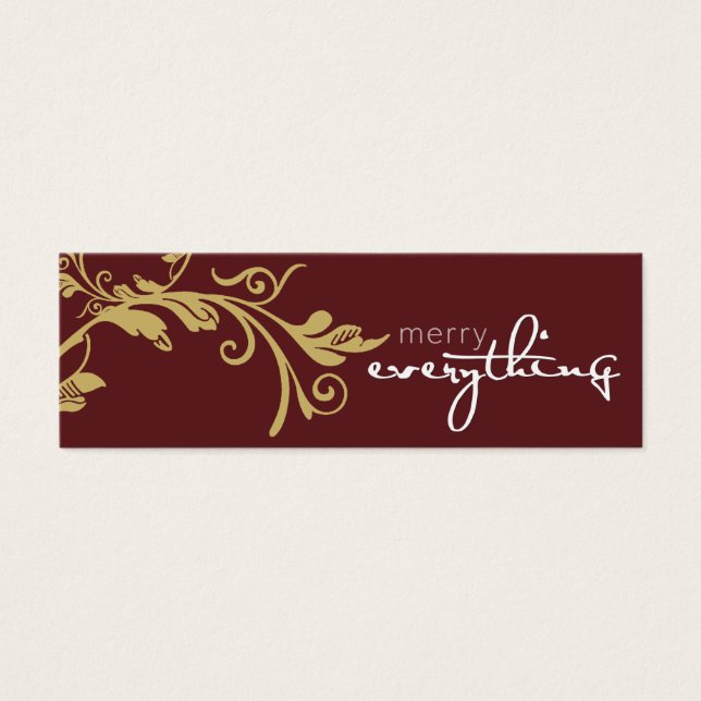 TAG HOLIDAY GIFT: negrito 2 (Frente)