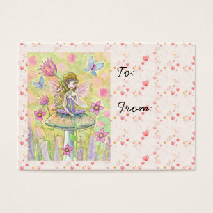 Tag pequenos doces do presente da fada e dos