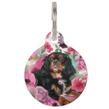 Pet TAG| Arte "Amor" Black & Tan Cavalier