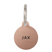 Placa Personalizada para Pet Minimalista Nome Cach