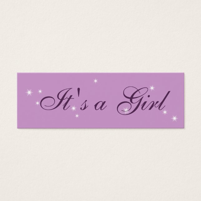 Tag Twinkle Twinkle Little Star Gift em roxo (Frente)