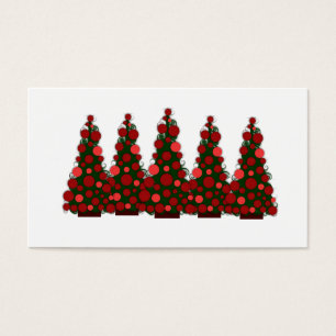 Tag vermelho do presente da árvore de Natal
