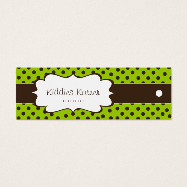 Tags de "Polk a Dot Hang" (Frente)