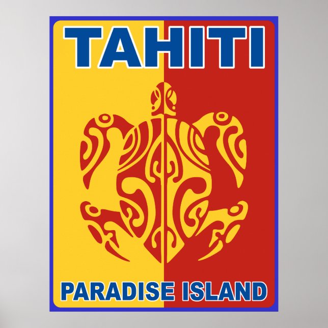 Tahiti poster (Frente)