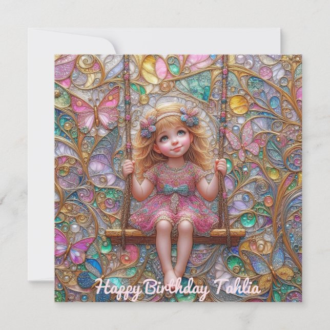 ~ TAHLIA ~ Parabéns ~ Tree Swing ~ (Frente)