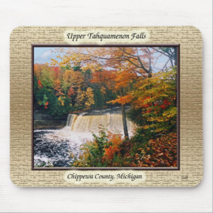 Tahquamenon Falls enquadrado em mousepad