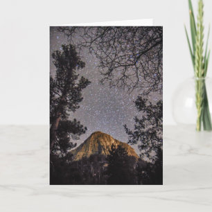 Tahquitz Pico no Cartão de Saudação Noturna