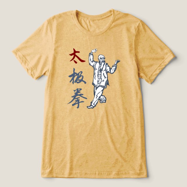 Tai Chi Chuan - Camisa De Tripla (Design frontal)
