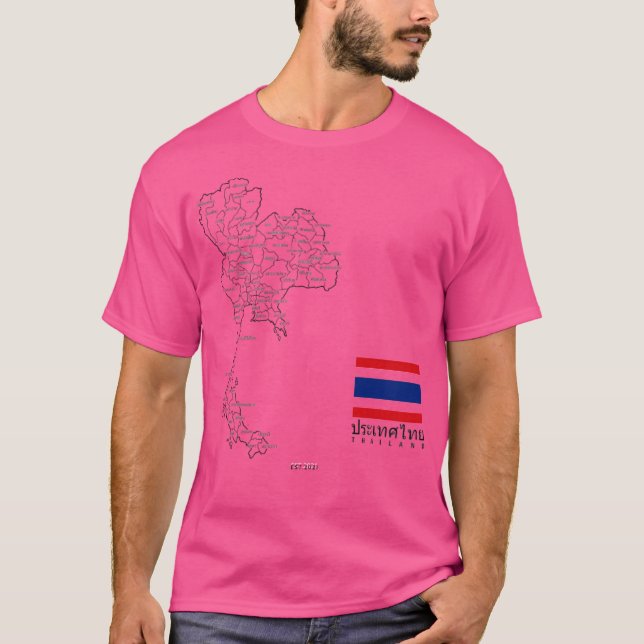 Tailândia Est2021 Mostra Tailândia Camisa Tailândi (Frente)