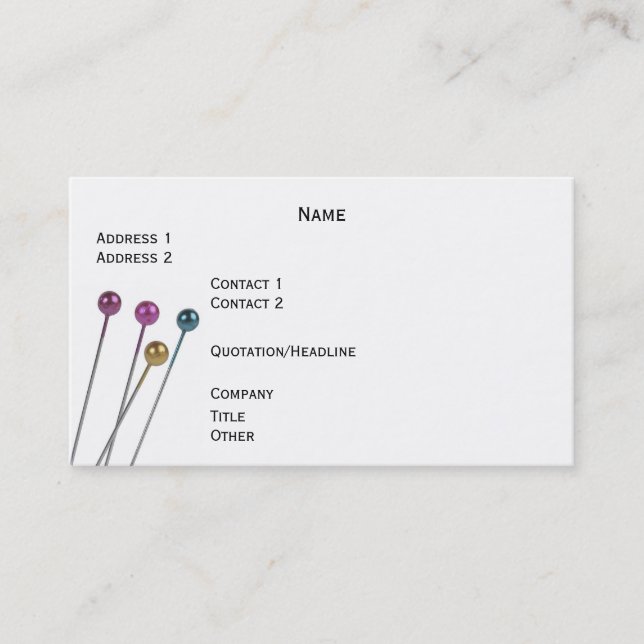 Tailor Cartão de visita (Frente)