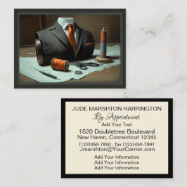 Tailor, Cartão de visita de Seamstress