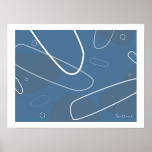 Taka - poster abstrato Retro-Moderno