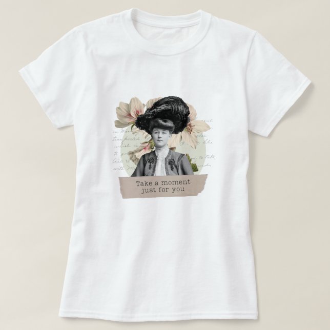 "Take a moment for you" t-shirt (Frente do Design)