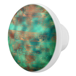 Tal marrom faux cobre patina inspirada industrial
