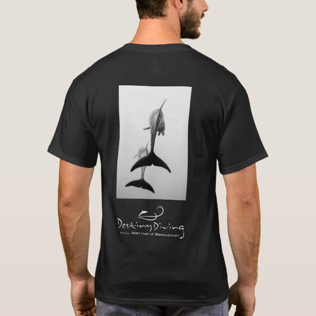 Tales of dolphin black T-shirt ドルフィンテイルT 黒 (Verso)