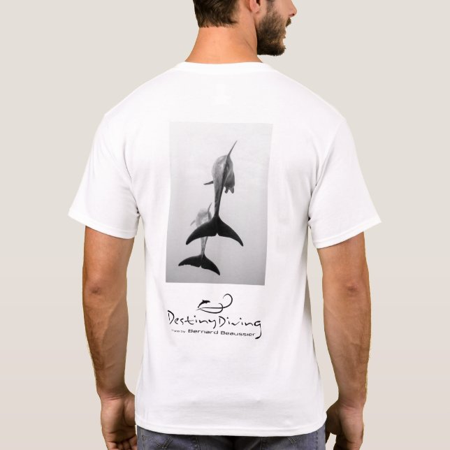 Tales of wild dolphin white T-shirt ドルフィンテイルT 白 (Verso)