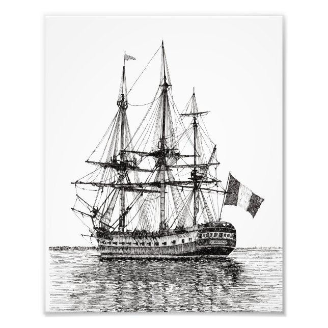 "Tall Ship Hermione on the York River" Foto Impres (Frente)