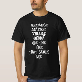Talvez Oasis Lyrics Mens T-Shirt