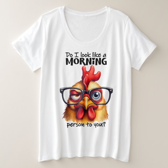 Tamanho Mais T-Shirt (Frente do Design)