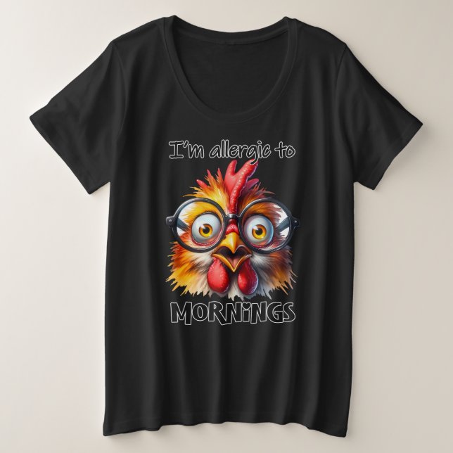 Tamanho Mais T-Shirt (Frente do Design)
