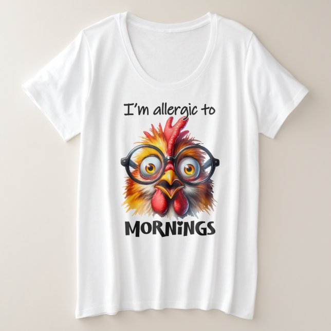 Tamanho Mais T-Shirt (Frente do Design)