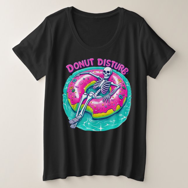 Tamanho Mais T-Shirt (Frente do Design)