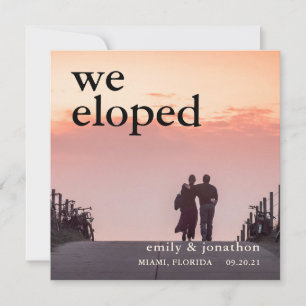 TAMANHO MÍNIMO   Elogiamos Anúncio de Elopemento d