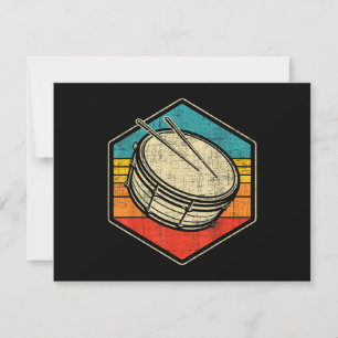 Tambor de Snare da Vintage Retroativa - Linha de t