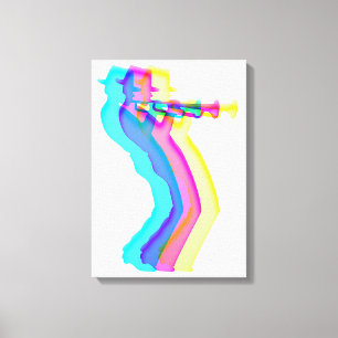 Tambor Jazz Music Canvas